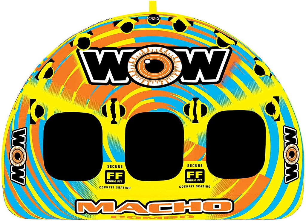 WOW World of Watersports, Macho Towable Tube, Multiple Riding Positions