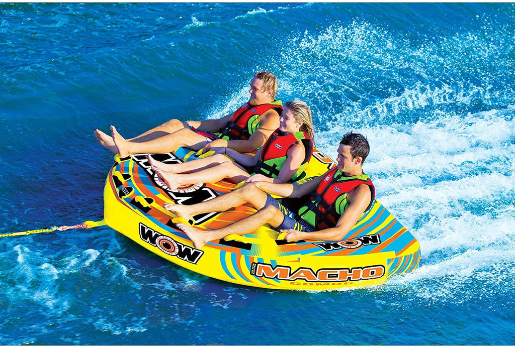 WOW World of Watersports, Macho Towable Tube, Multiple Riding Positions