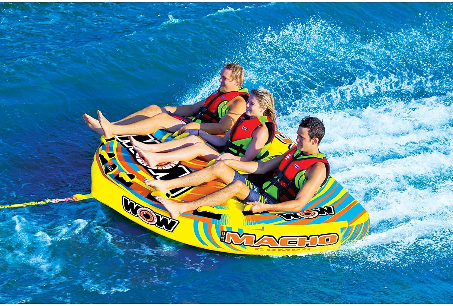 WOW World of Watersports, Macho Towable Tube, Multiple Riding Positions