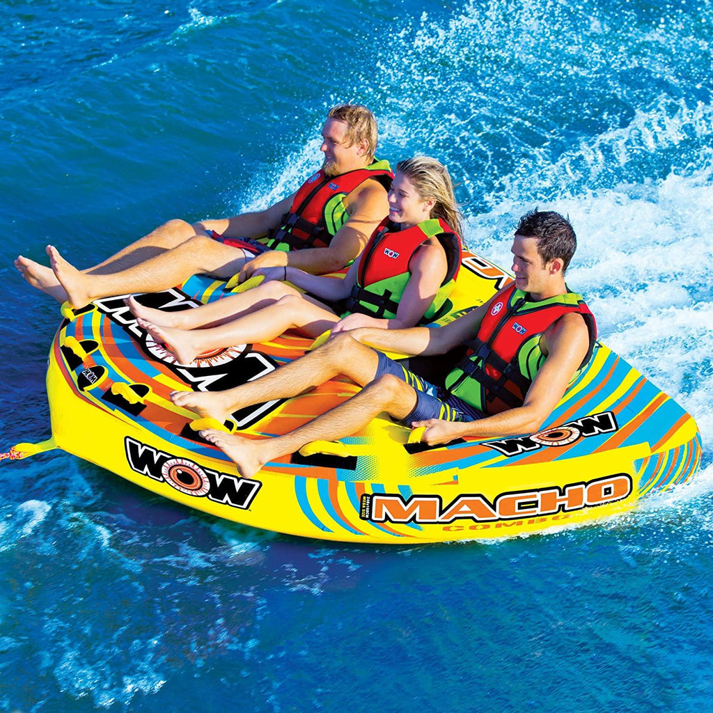 WOW World of Watersports, Macho Towable Tube, Multiple Riding Positions