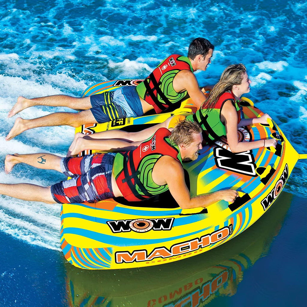 WOW World of Watersports, Macho Towable Tube, Multiple Riding Positions