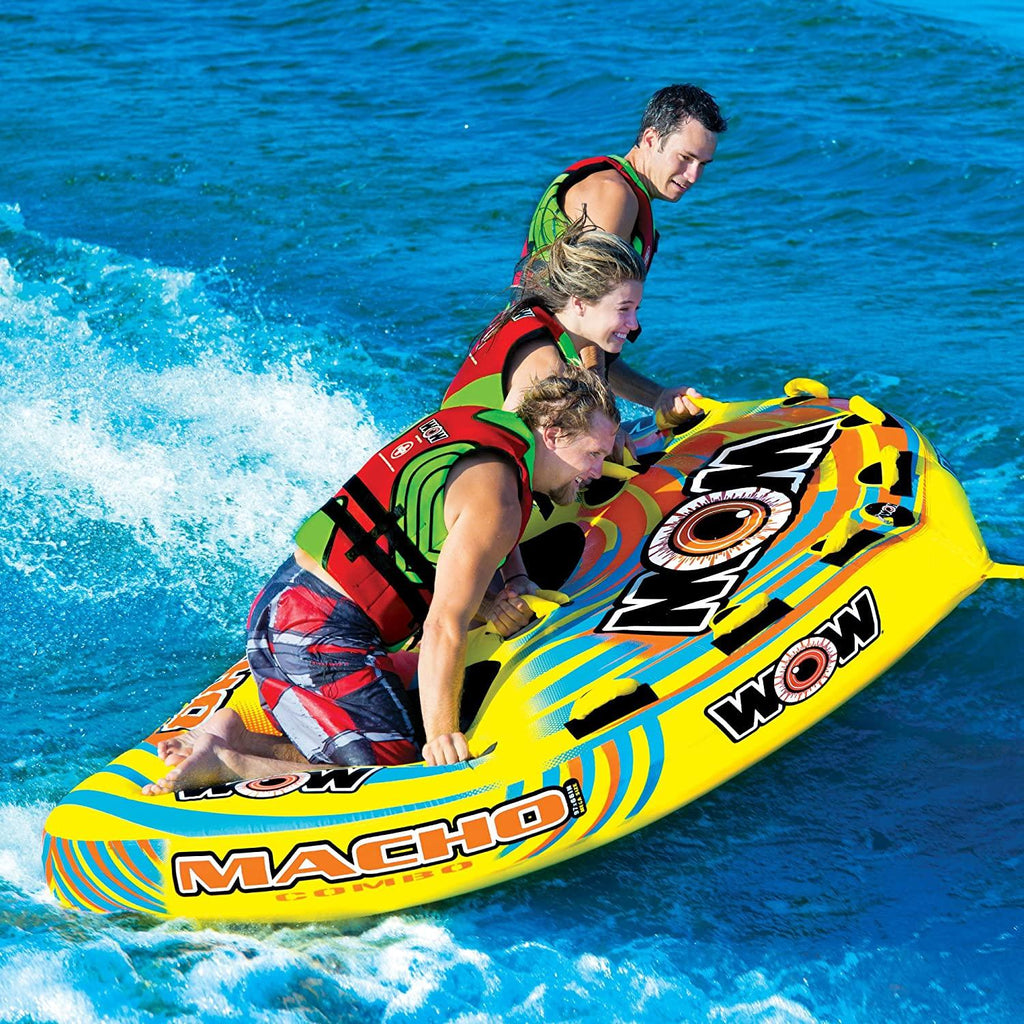 WOW World of Watersports, Macho Towable Tube, Multiple Riding Positions