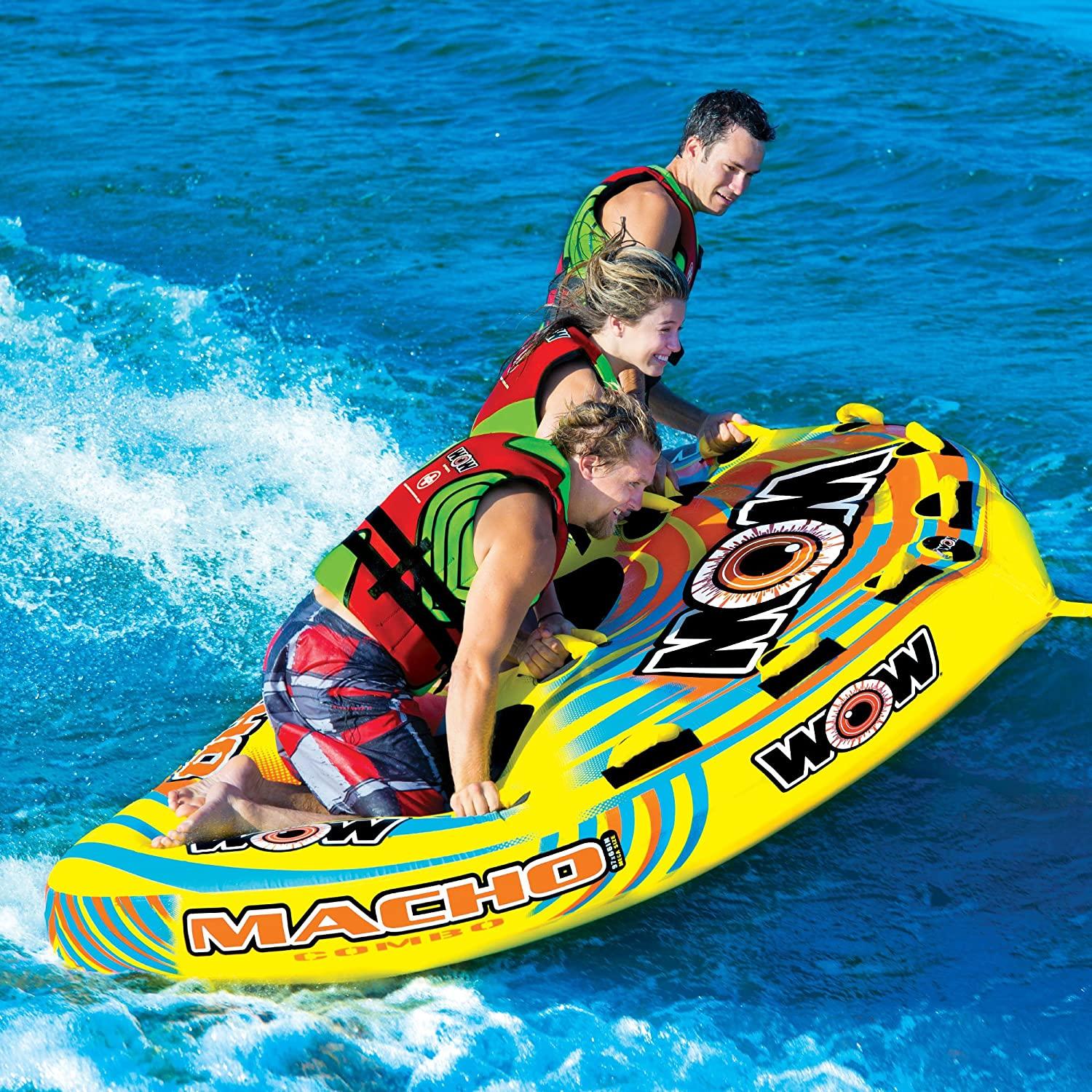 WOW World of Watersports, Macho Towable Tube, Multiple Riding Positions