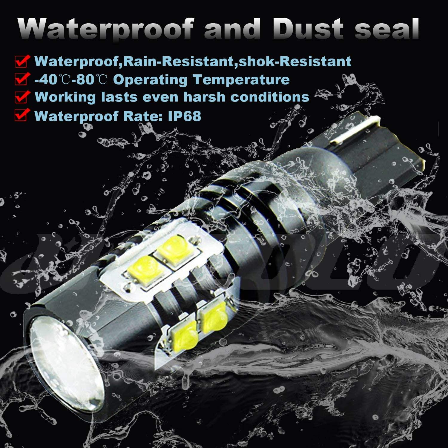 2PCS T10 T15 LED Bulbs Turn Lights Signal Lights Error  Backup Light Bulb