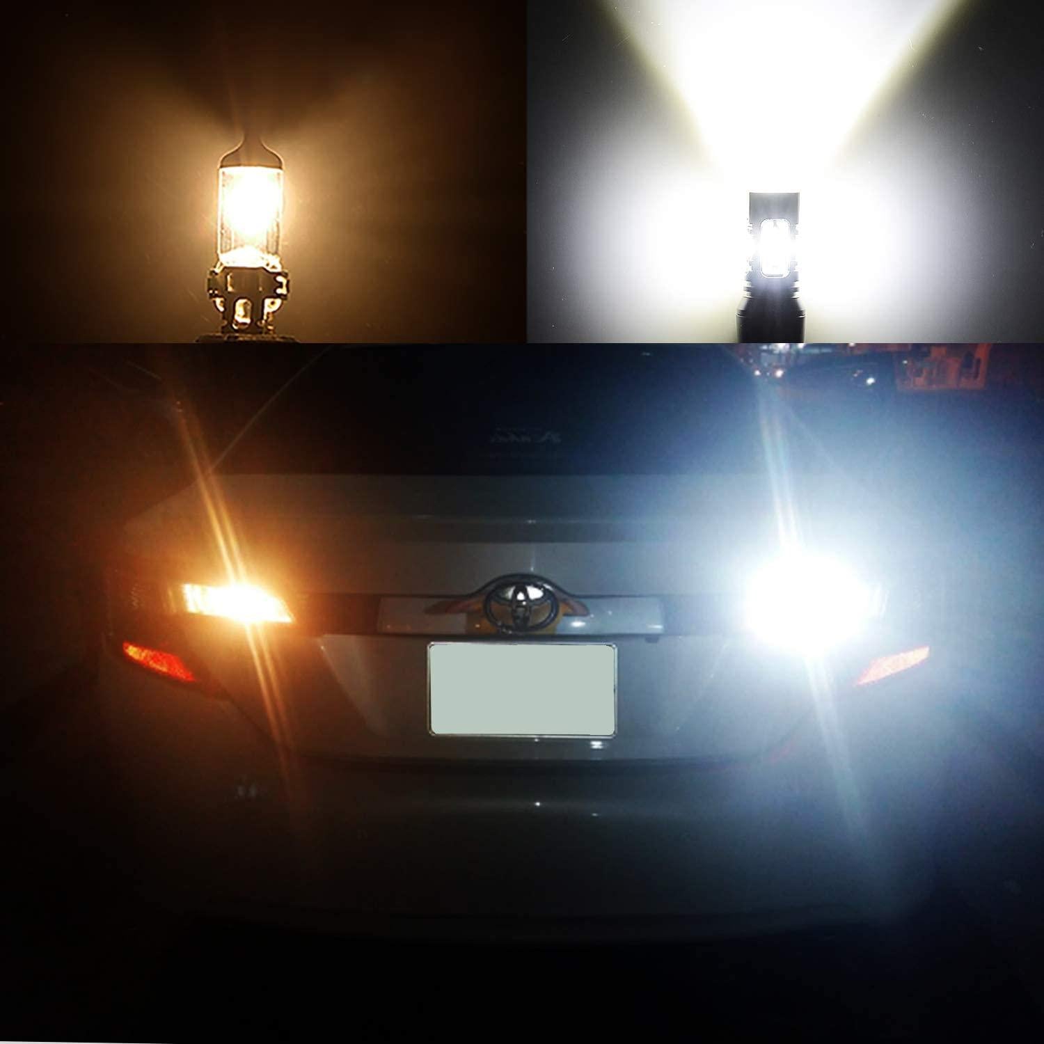 2PCS T10 T15 LED Bulbs Turn Lights Signal Lights Error  Backup Light Bulb