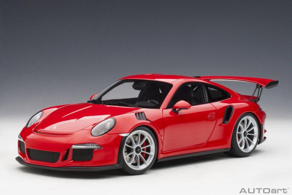 Porsche 911 (991) GT3 RS, Guards Red - Auto Art 78165 - 1/18 Scale Diecast Model Toy Car