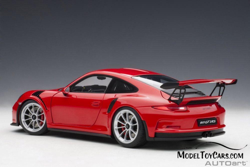 Porsche 911 (991) GT3 RS, Guards Red - Auto Art 78165 - 1/18 Scale Diecast Model Toy Car