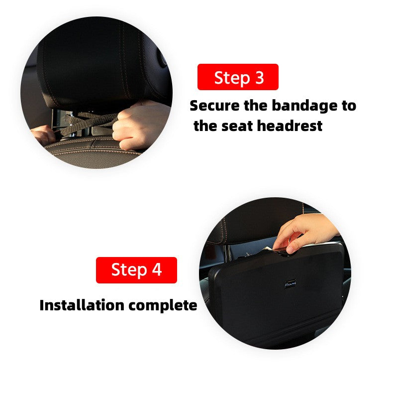 Upgrade Your Car's Interior with this Multifunctional Tray Desk - Perfect for Eating, Drinking, and Storing!