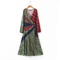 bohemian midi dress