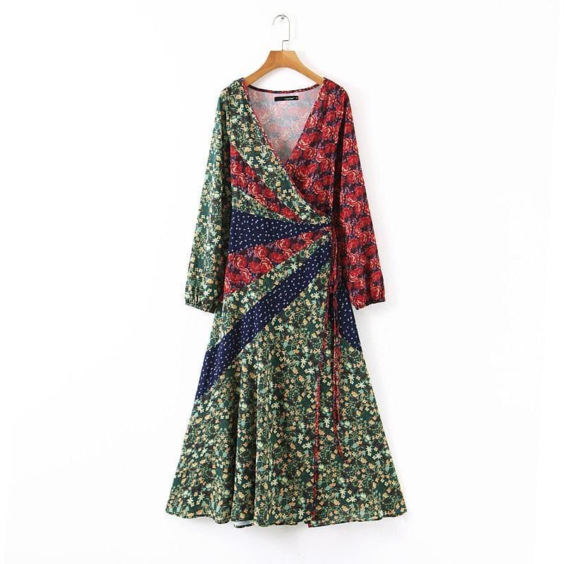 bohemian midi dress