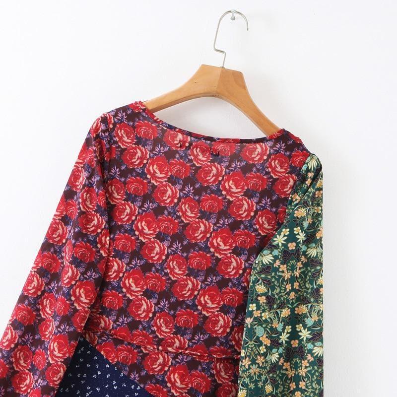 bohemian midi dress