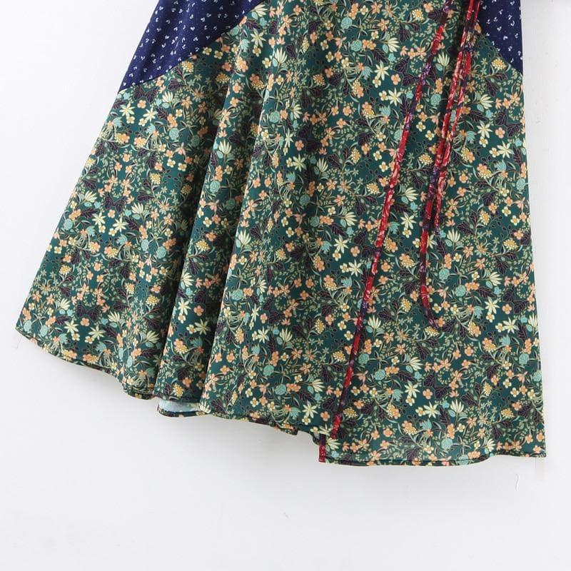 bohemian midi dress