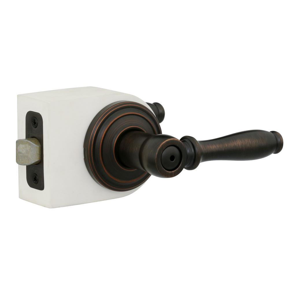 Ashfield Venetian Bronze Privacy Door Lever with Microban Antimicrobial Technology