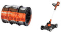 BLACK+DECKER 3-in-1 Lawn Mower, String Trimmer and Edger, 12-Inch with Trimmer Line, 30-Foot, 0.065-Inch, 3-Pack (MTC220 & AF-100-32P)