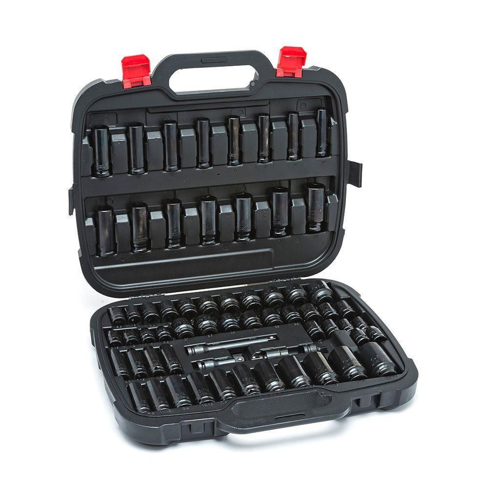 HUSKY 64-PIECE 1/2 in DRIVE IMPACT SOCKET SET