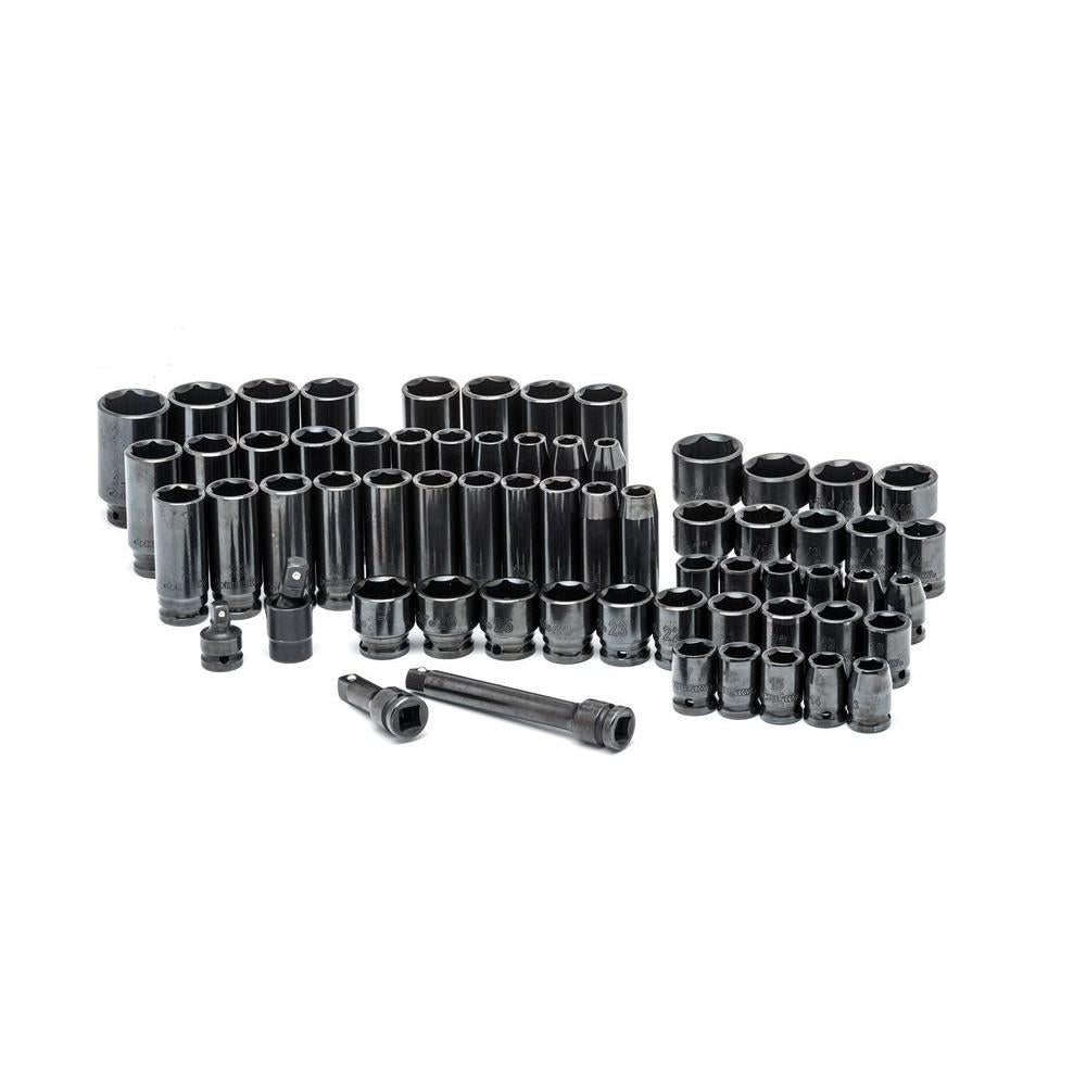 HUSKY 64-PIECE 1/2 in DRIVE IMPACT SOCKET SET