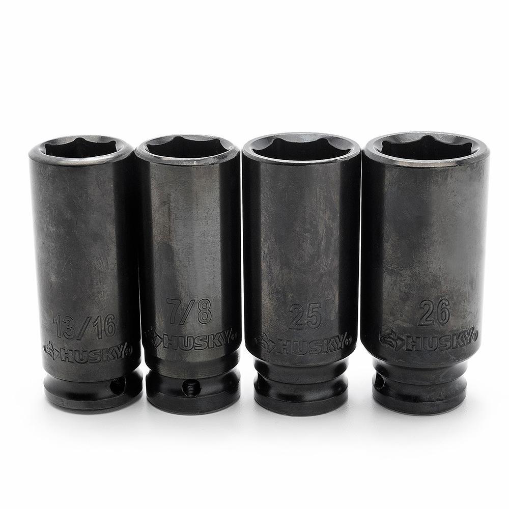 HUSKY 64-PIECE 1/2 in DRIVE IMPACT SOCKET SET