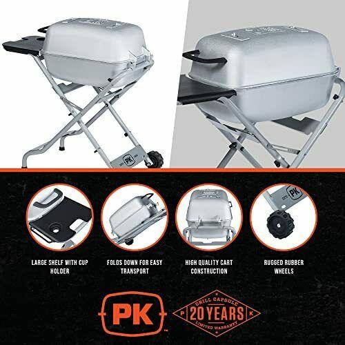 Charcoal Bbq Grill And Smoker Combo Portable Aluminum Outdoor CooBarbecue G