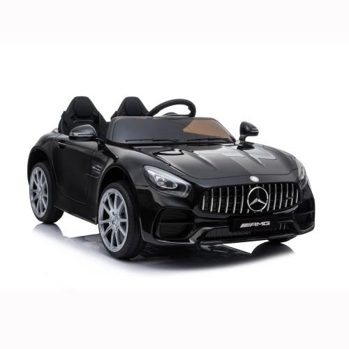 Kids Ride On Car Mercedes-Benz AMG GT Dual Drive Electric Cars for Kids Motorized Vehicles Remote Control Toy Car with 2 Seater, -in LED Lights, Music, Horn Christmas Birthday Gift for Children