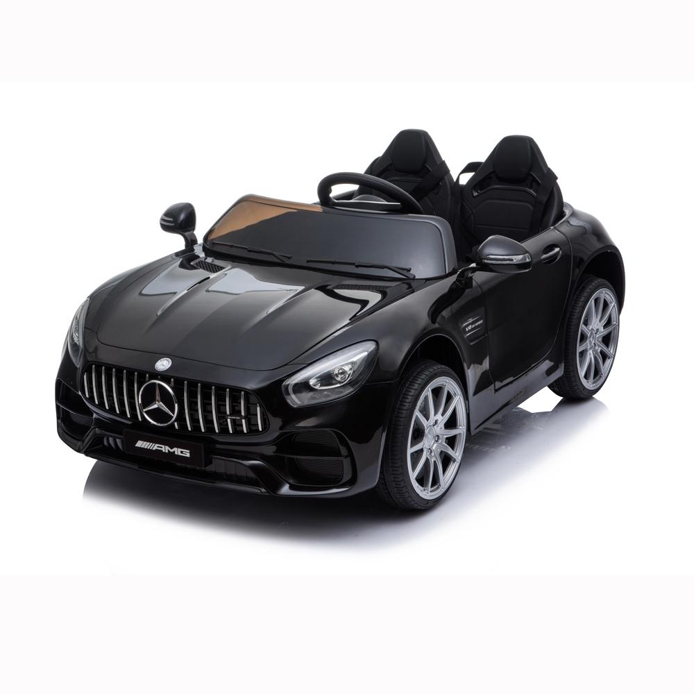 Kids Ride On Car Mercedes-Benz AMG GT Dual Drive Electric Cars for Kids Motorized Vehicles Remote Control Toy Car with 2 Seater, -in LED Lights, Music, Horn Christmas Birthday Gift for Children