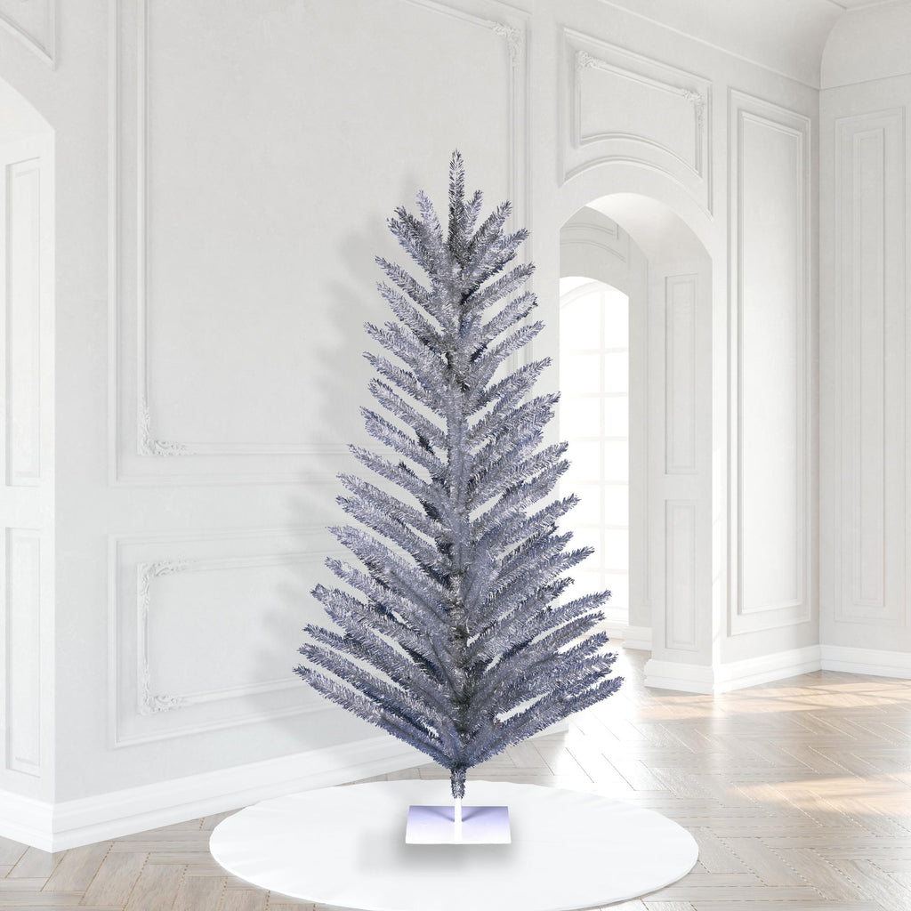 Vickerman 8'  Aluminum Artificial Christmas Tree, Unlit - Faux Christmas Tree - Seasonal Indoor Home Decor