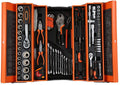 84pcs Professional Hand Tool Set, Include Sockets Ratchet Handle Extension Bar Universal Joint Screwdriver Pliers Screwdriver Spanner