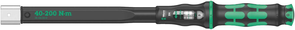 WClick-Torque X 4 torque wrench for insert tools, 14x18 x 40-200 Nm, black/green