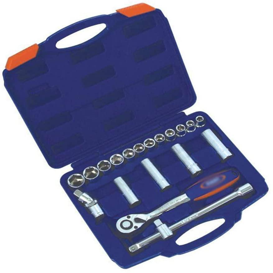 PENFU Wrench 20 Piece 12.5mm Series Socket Combination Wrench Set Auto Repairing Tool Set Hand Repair Tool