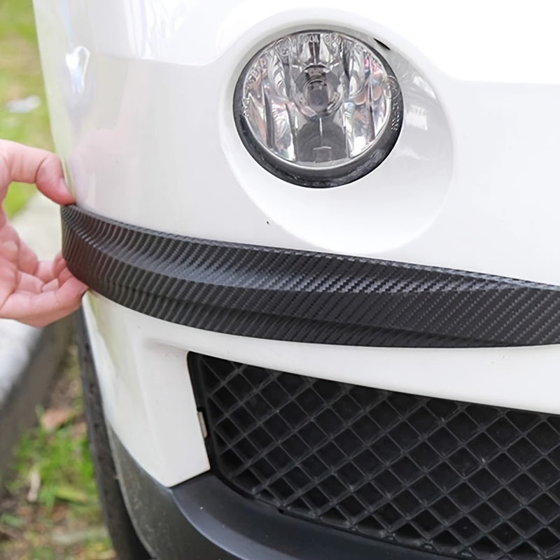 2PCS Universal Anti-Collision Protector, Rubber Car Front And Rear Corner Bumper Guard Lip Anti-Scratch Strips Sticker Car Product Accessories
