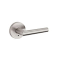 Milan Satin Nickel Privacy Bed/Bath Door Lever