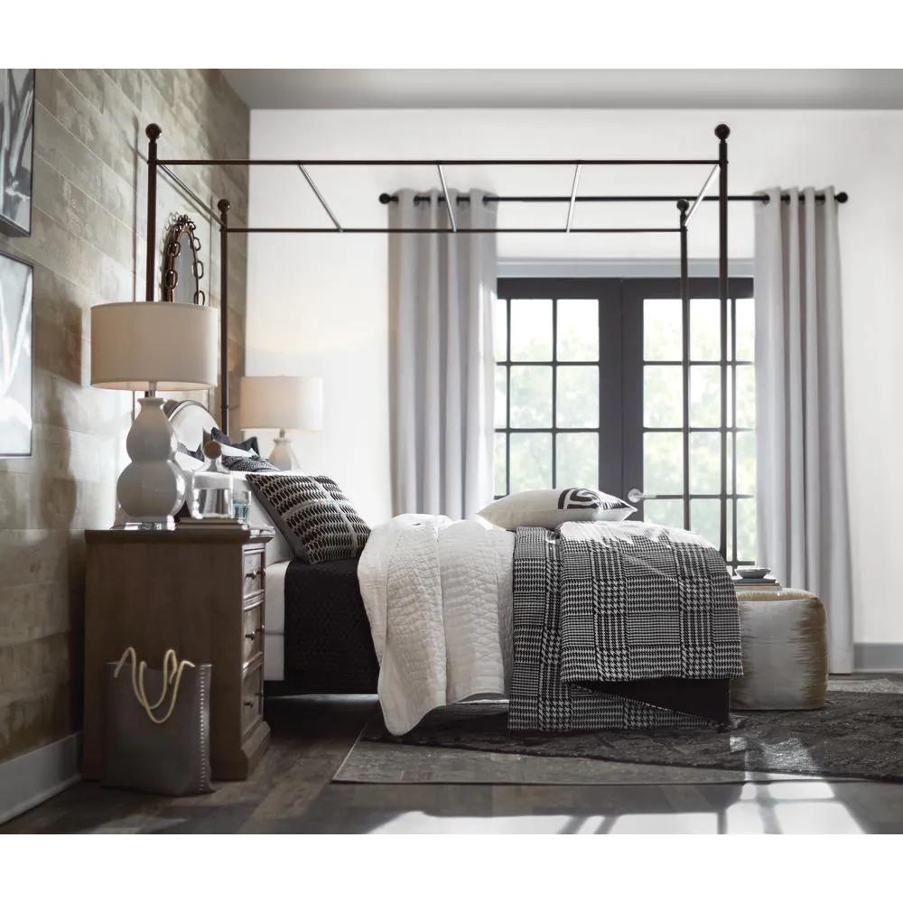 Milan Satin Nickel Privacy Bed/Bath Door Lever