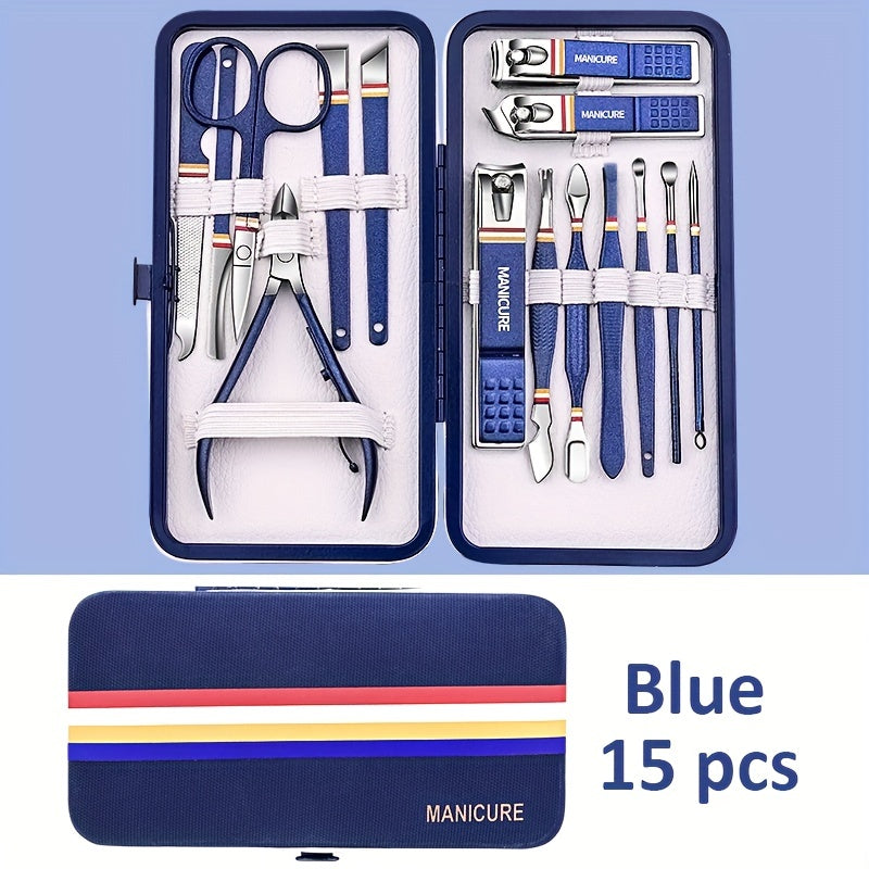 Manicure Set,  Steel Toe Finger Nail Clipper Nail Files Nail Cutter, Personal Care Tools, For Men Women
