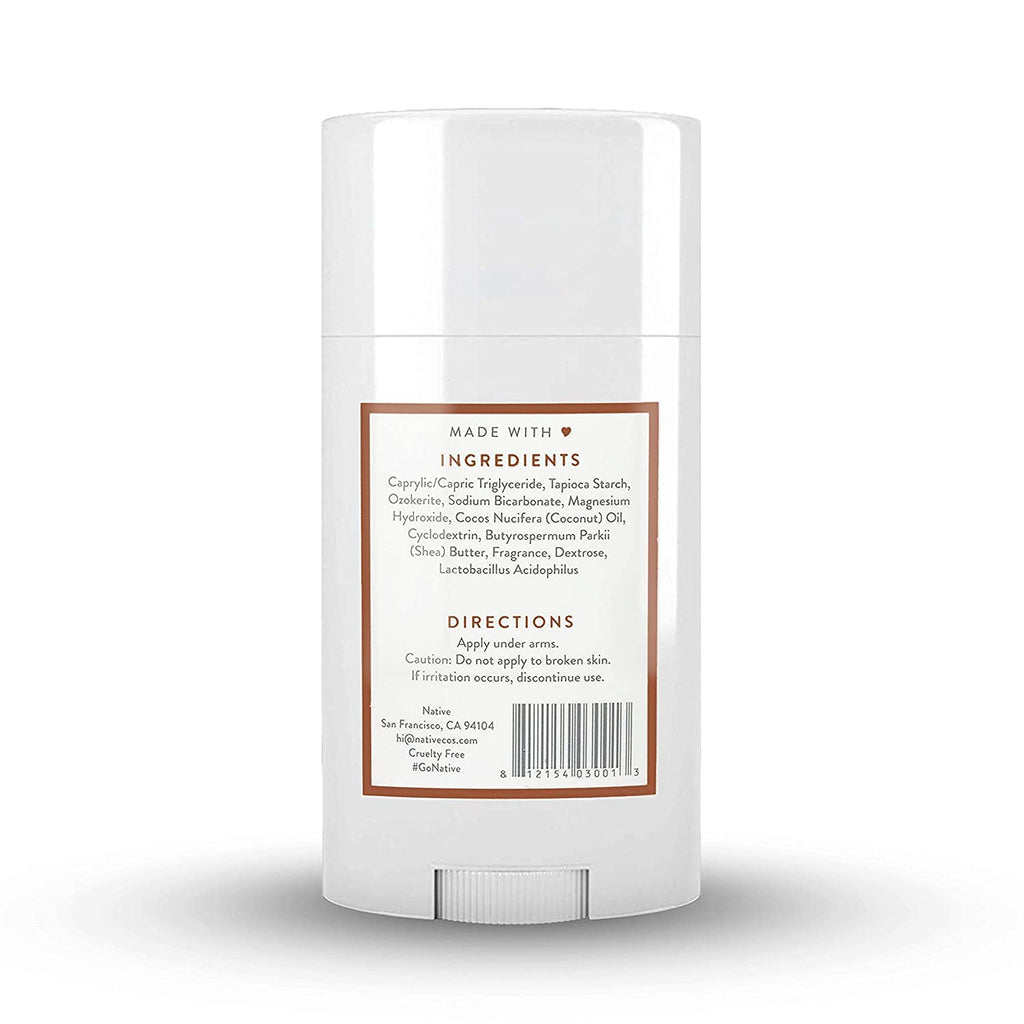 Native Deodorant | Natural Deodorant for Women and Men, Aluminum Free with Baking Soda, Probiotics, Coconut Oil and Shea Butter | Coconut &amp; Vanilla
