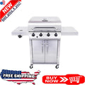 Gas Grill  Performance  Steel 4-Burner Cabinet Style Propane