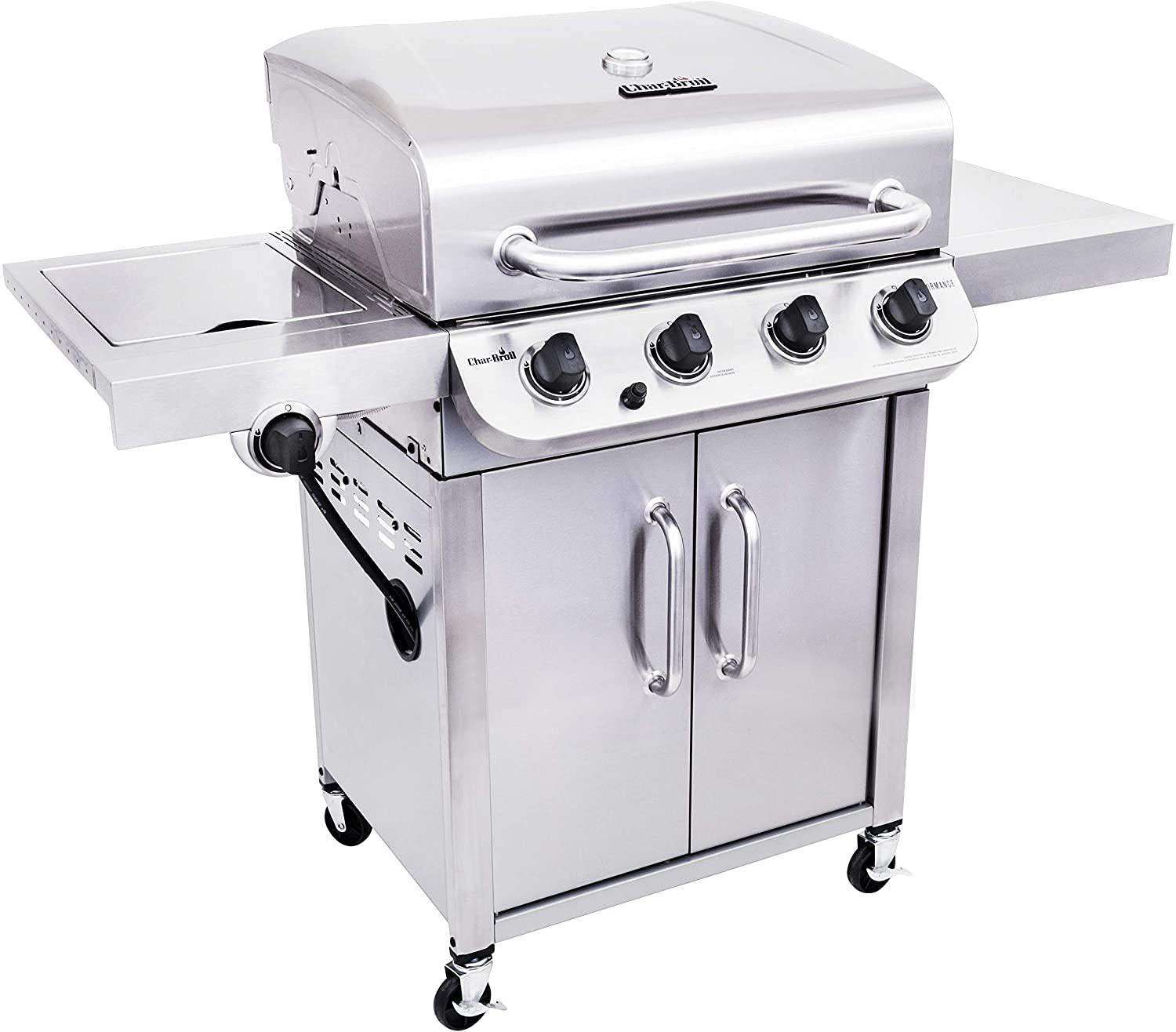 Gas Grill  Performance  Steel 4-Burner Cabinet Style Propane