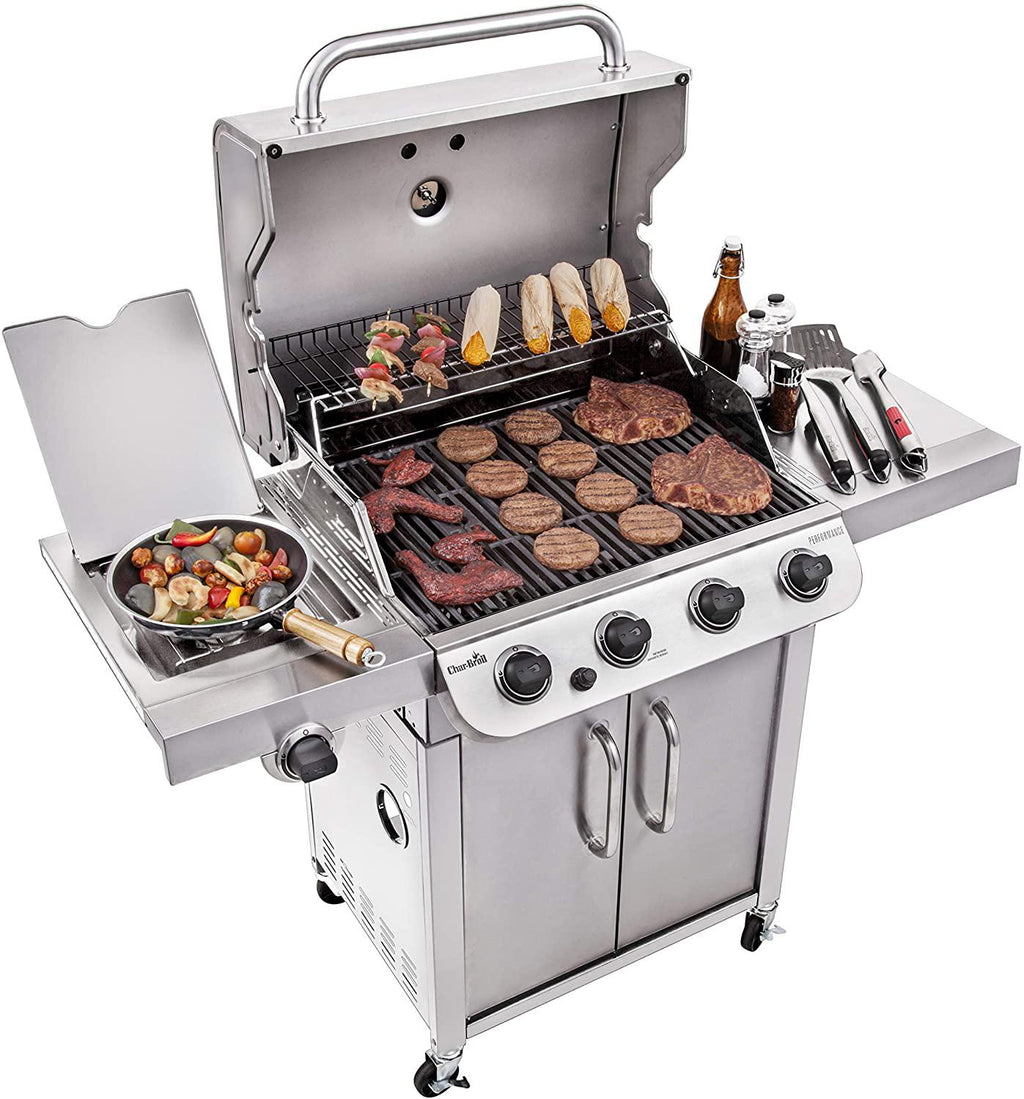 Gas Grill  Performance  Steel 4-Burner Cabinet Style Propane