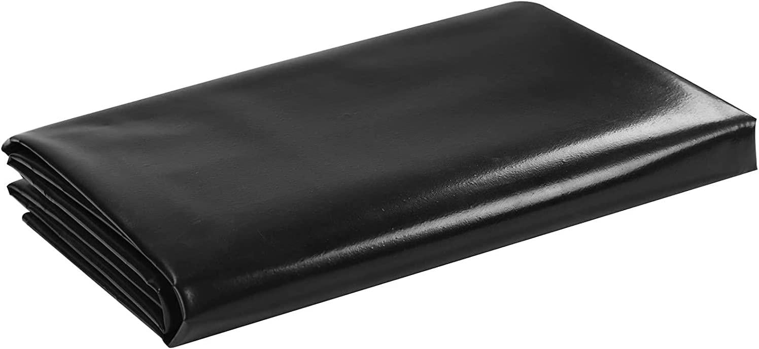 20 x 30 Feet Pond Liner 20 Mil, LDPE Pond Skins for Fish Ponds Stream Fountain Water Garden, Black Waterfall Backyard Koi Pond Liner, Easy Cutting Underlayment Pond Lin
