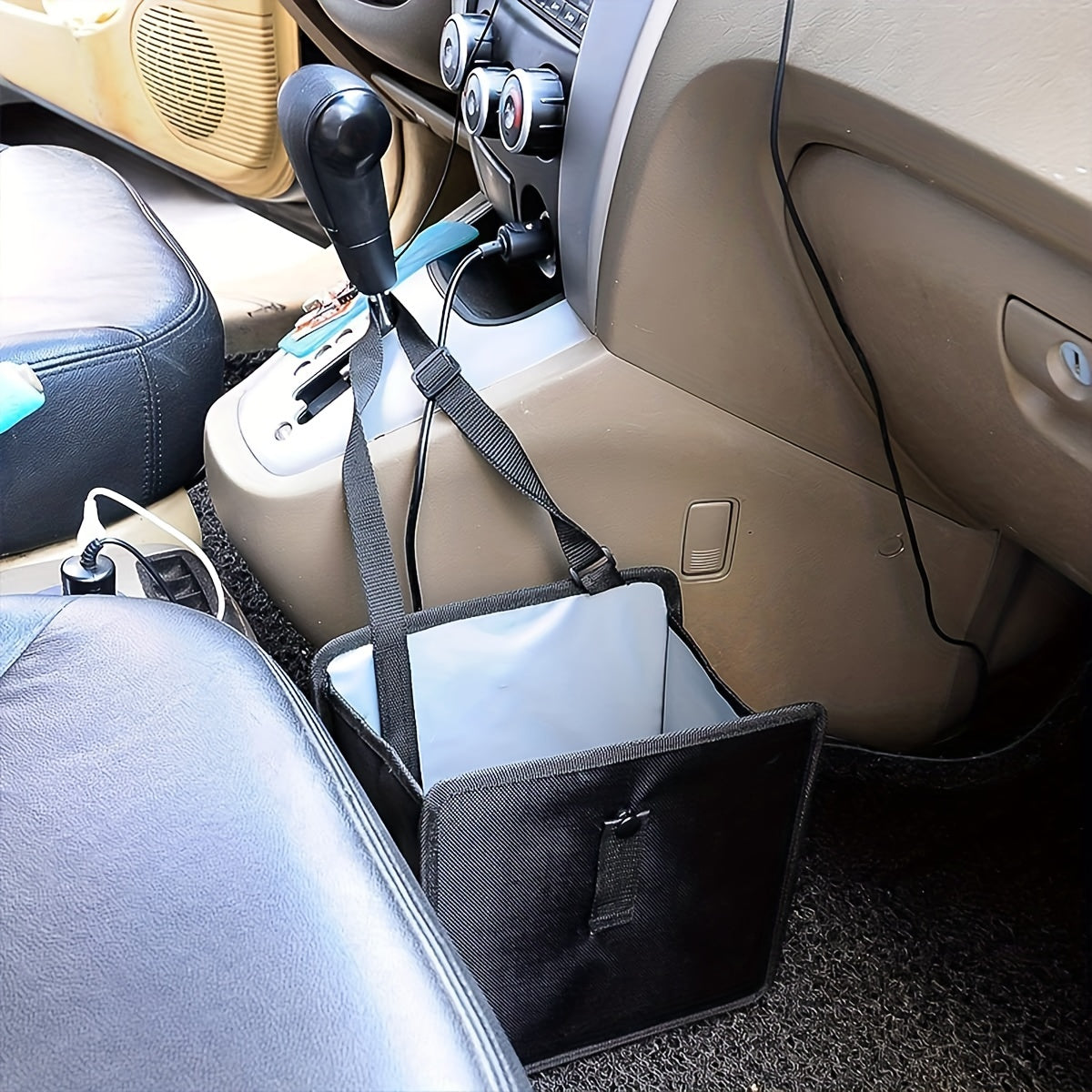 Foldable Car Trash Can, Hanging Waterproof Leakproof Trash Can StoraBag For Car With LarCapacity, Car Interior Accessories For Women &amp; Men Gift