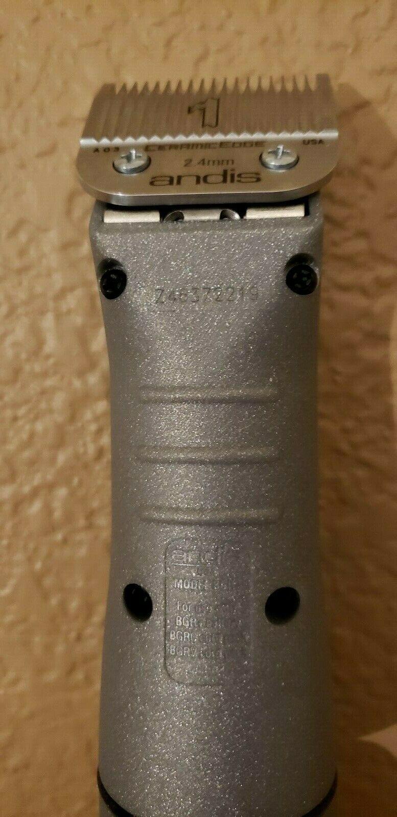 Andis BGRC Pro Ceramic Detachable Blade Silver Hair Clipper - Open Box