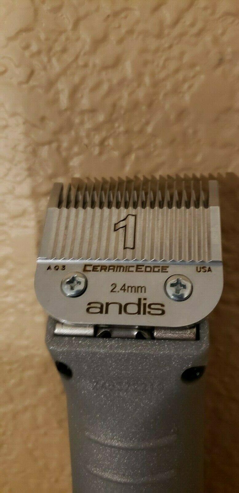 Andis BGRC Pro Ceramic Detachable Blade Silver Hair Clipper - Open Box