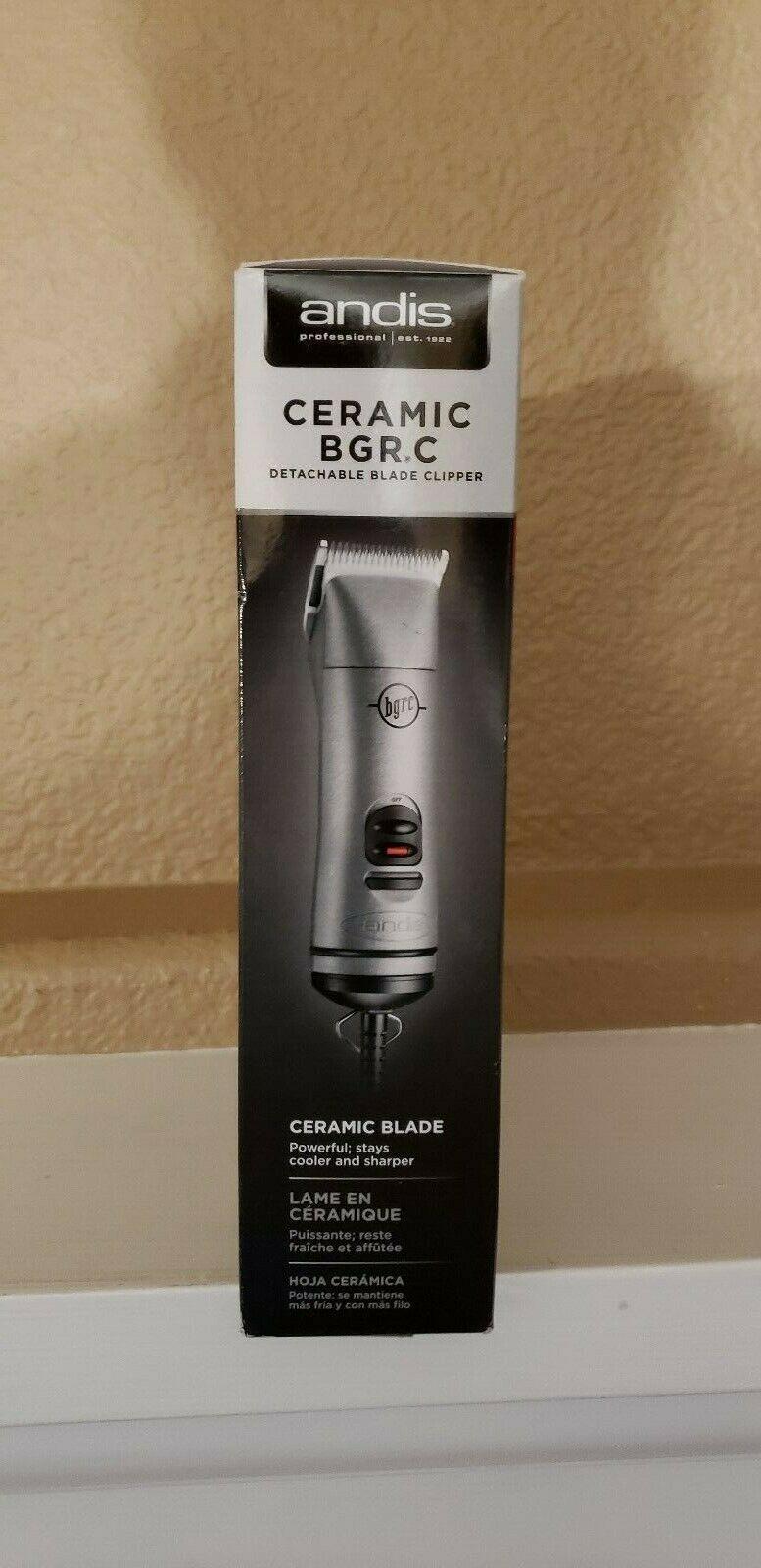 Andis BGRC Pro Ceramic Detachable Blade Silver Hair Clipper - Open Box