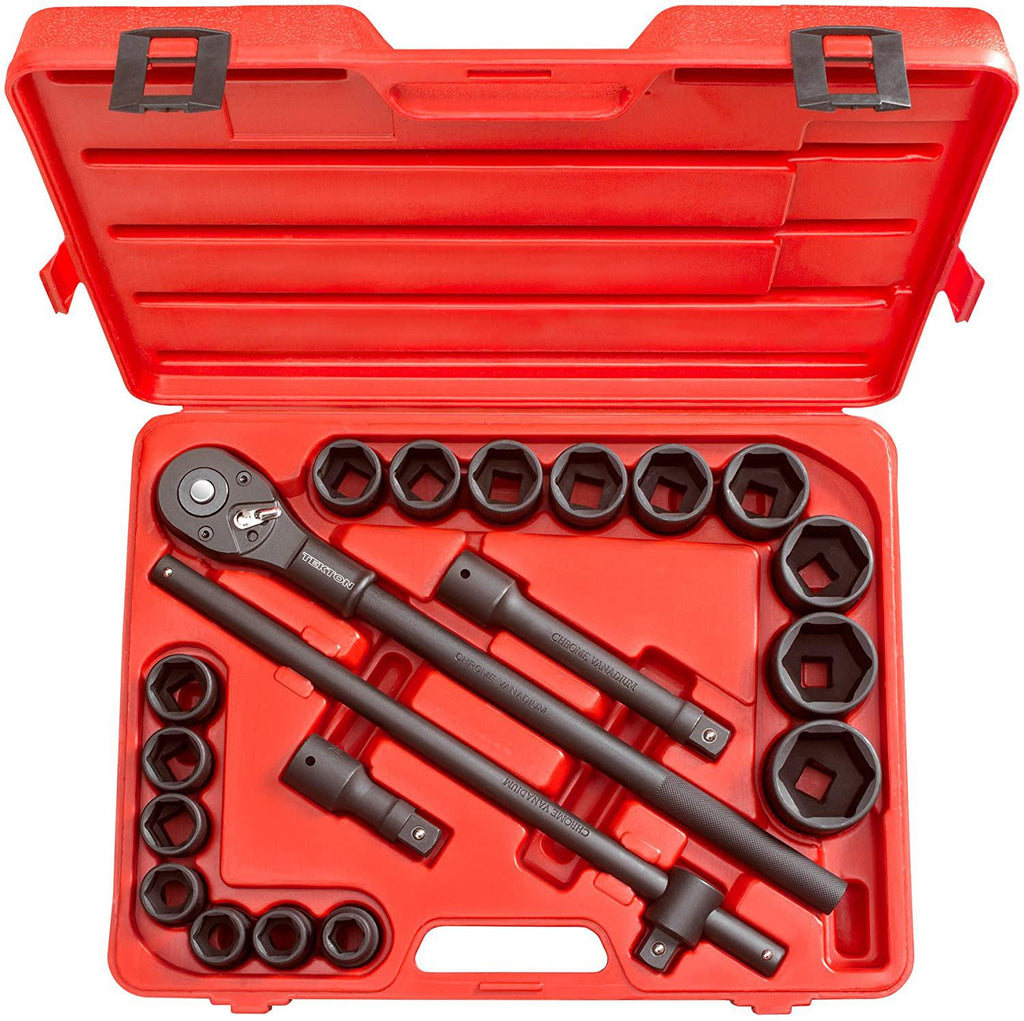 TEKTON 3/4 Inch Drive 6-Point Impact Socket Set, 21-Piece (3/4-2 in.) | 4899