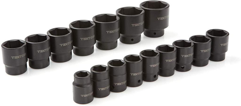 TEKTON 3/4 Inch Drive 6-Point Impact Socket Set, 21-Piece (3/4-2 in.) | 4899