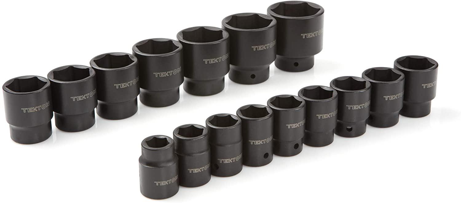 TEKTON 3/4 Inch Drive 6-Point Impact Socket Set, 21-Piece (3/4-2 in.) | 4899
