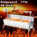 46'' Spit Roaster Rotisserie Pig Lamb Roast BBQ 77lb Picnic Outdoor Cooker Grill