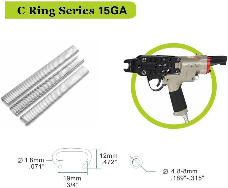 SC7C Hog Ring Tool-- 15 Gau3/4" C Ring Tool Hog Ring Plier Closure Tool Pneumatic C Ring Gun