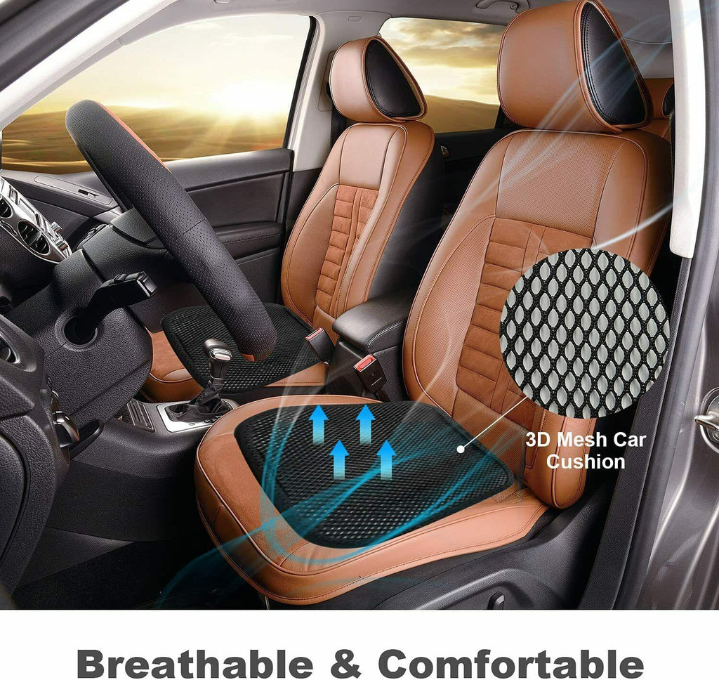 Car Breathable Linen Universal Protector Back Seat Cushion