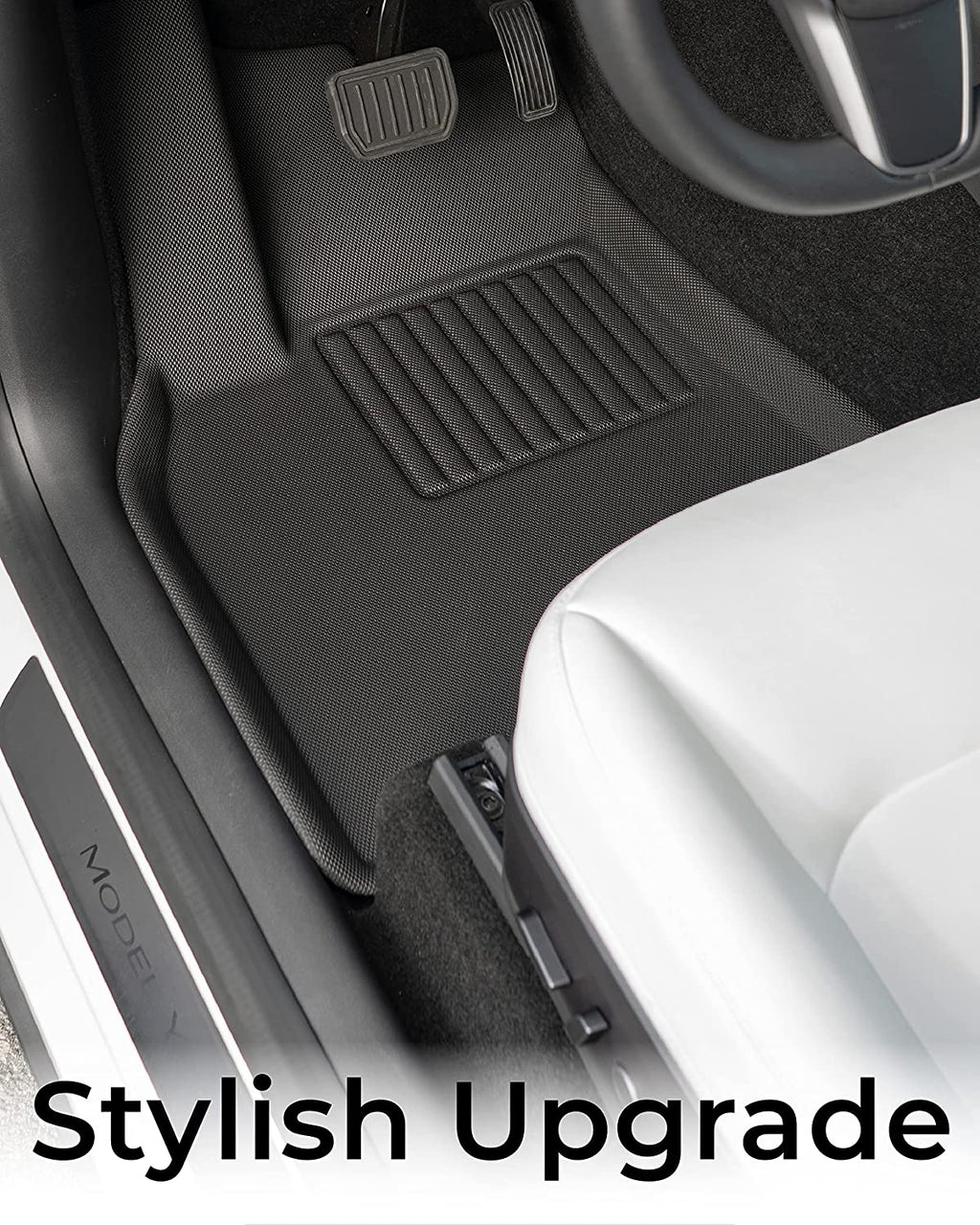 3pcs For Model Y Accsessories  XPE Premium All Weather Anti-Slip Waterproof Floor Mats Fit For Tesla Model Y Model 3
