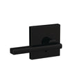 Custom Latitude Matte Black Collins Trim Combined Interior Door Lever
