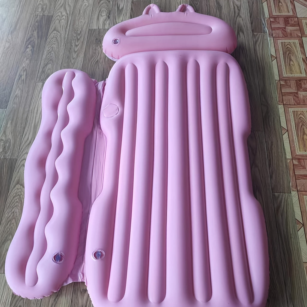 Travel in Comfort with this Inflatable Car Air Mattress - Perfect for Road Trips &amp; RVing!